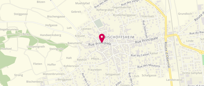 Plan de Accueil de loisirs périscolaire Bischoffsheim, 69 Rue Principale, 67870 Bischoffsheim