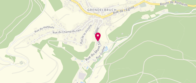 Plan de Accueil périscolaire Grendelbruch Cantine, Rue du Mont Saint Odile, 67190 Grendelbruch