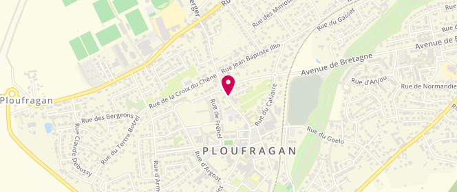 Plan de Accueil de loisirs Accueil périscolaire Sainte-Anne 2/12 Ploufragan, 2 Rue de la Fontaine, 22440 Ploufragan