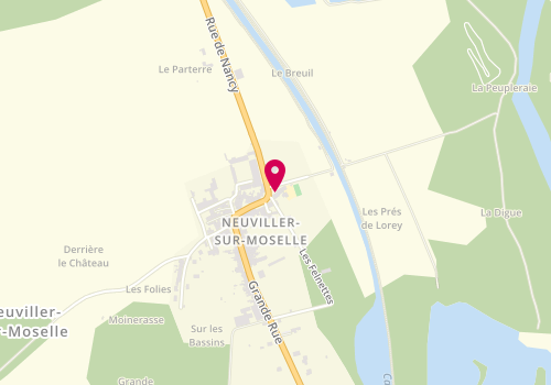 Plan de Association aux 4 villages, 2 Place du Monument Aux Morts, 54290 Neuviller-sur-Moselle