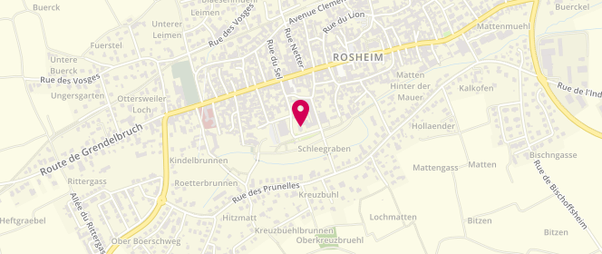 Plan de Accueil de loisirs périscolaire Rosheim, 9 Rue de l'Eglise, 67560 Rosheim