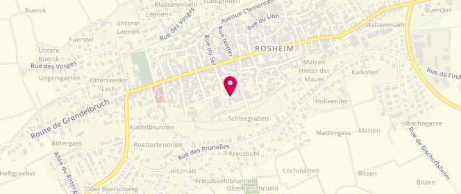 Plan de Accueil de loisirs Rosheim, 9 Rue de l'Église, 67560 Rosheim