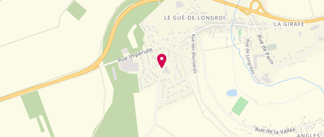 Plan de Accueil de loisirs du Gué de Longroi, Route d'Occonville, 28700 Le Gué-de-Longroi