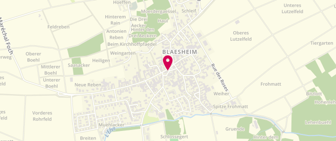 Plan de Accueil de loisirs Blaesheim, 8 Place de l'Église, 67113 Blaesheim