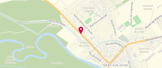 Plan de Accueil de loisirs Municipal de Mery Sur Seine, 8 Route de Soissons, 10170 Méry-sur-Seine