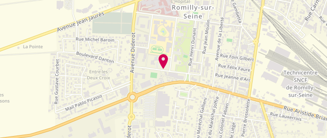 Plan de Accueil de loisirs La Maison De L'enfance, 22 Boulevard Robespierre, 10100 Romilly-sur-Seine