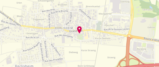 Plan de Accueil de loisirs Dorlisheim, 103 Grand Rue, 67120 Dorlisheim