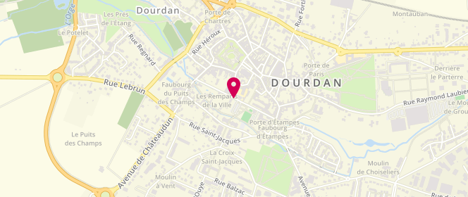 Plan de Scouts Et Guides De France - Groupe De Dourdan, 19 Rue Jubé de la Perelle, 91410 Dourdan