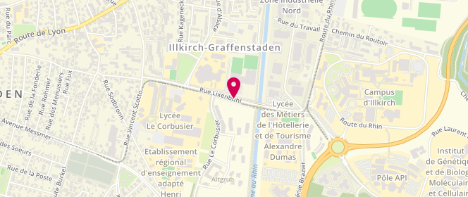 Plan de Accueil de loisirs Lixenbuhl Illkirch-Graffenstaden, 24 Rue Lixenbuhl, 67400 Illkirch-Graffenstaden