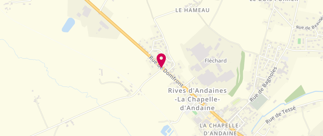 Plan de Accueil de loisirs Cdc Andaine Passais, Rue de Domfront, 61140 Rives-d'Andaine