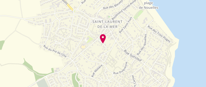Plan de Accueil de loisirs Garderie périscolaire Jean Leuduger Plerin, Rue du Mont Velin, 22190 Plérin