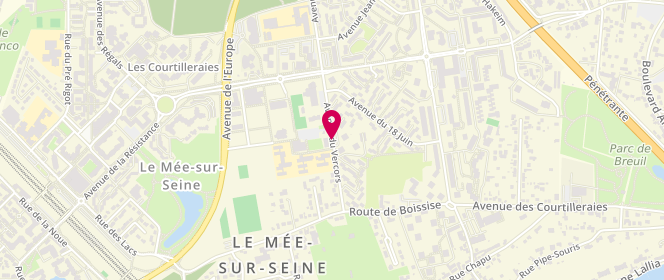 Plan de Accueil de loisirs Fenez, 221 Avenue du Vercors, 77350 Le Mée-sur-Seine