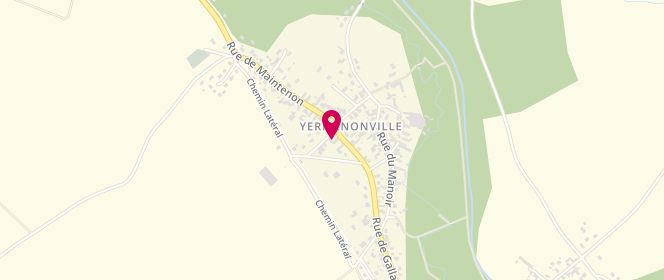 Plan de Accueil de loisirs et périscolaire de Yermenonville, Rue Guillautine, 28130 Yermenonville