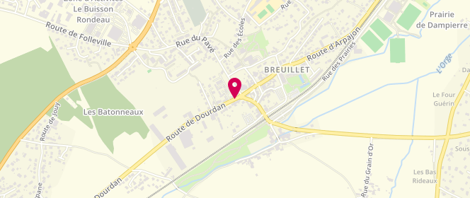 Plan de Oxy'jeunes, 3 Route de Dourdan, 91650 Breuillet