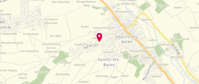 Plan de périscolaire Soultz les Bains, 8 Rue du Fort, 67120 Soultz-les-Bains