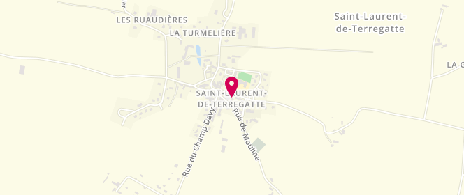 Plan de Centre de loisirs Terregatte Beuvron Juilley, Livet (Le Bourg), 50240 Saint-Laurent-de-Terregatte