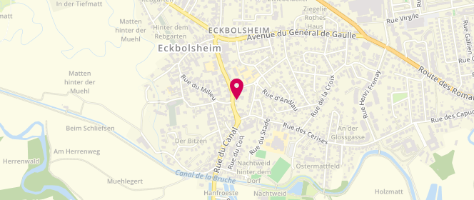 Plan de Accueil de loisirs Eckbolsheim Kid Club et Mini Club, 21 Rue du Général Leclerc, 67201 Eckbolsheim