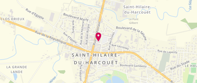 Plan de Office Culturel Social et Sportif de Saint Hilaire du Harcouet, 1 Place Louis Delaporte, 50600 Saint-Hilaire-du-Harcouët
