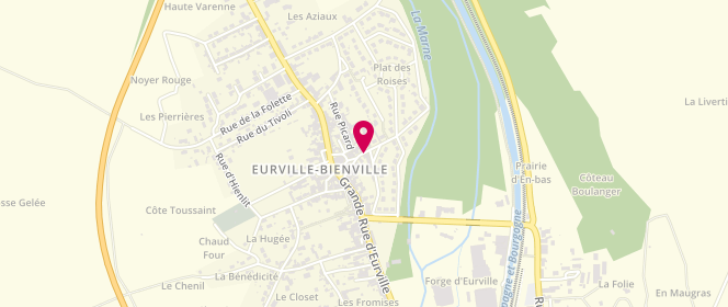 Plan de Centre de loisirs, Rue de Marne, 52410 Eurville-Bienville