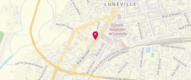 Plan de Accueil de loisirs Asal, 64 Rue de Viller, 54300 Lunéville