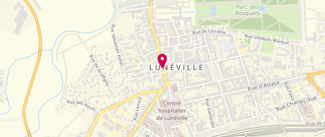 Plan de Accueil de loisirs Association Avenir, 4 Rue de la République, 54300 Lunéville