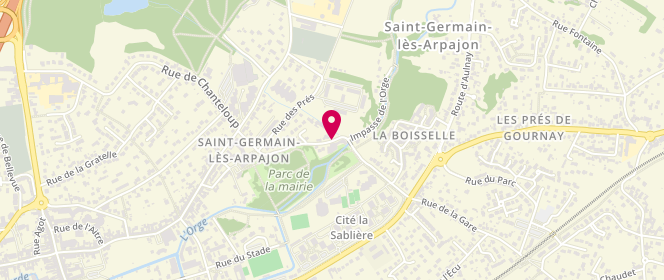 Plan de Accueil de loisirs Louis Babib, Rue René Declé, 91180 Saint-Germain-lès-Arpajon