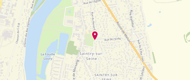 Plan de Accueil de loisirs - Ecole Du Parc, 1 Rue du Renard, 91250 Saintry-sur-Seine