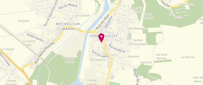 Plan de Centre de loisirs de Chamouilley, 17 Place de la Mairie, 52410 Chamouilley