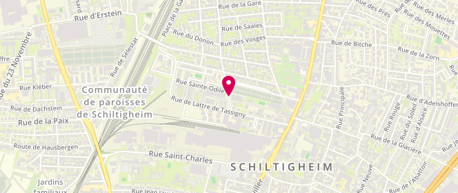 Plan de Scouts Et Guides De France - Groupe Schiltigheim A. Adam, 38 Rue de Vendenheim, 67300 Schiltigheim