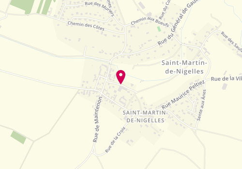 Plan de Accueil périscolaire maternel et élémentaire de Saint Martin de Nigelles, Voie des Ruelles, 28130 Saint-Martin-de-Nigelles
