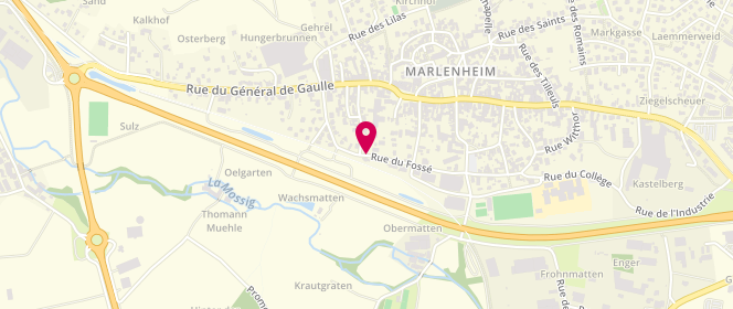Plan de Scouts Et Guides De France - Sgdf Groupe sainte Richarde-Marlenheim, 2 Bis Rue du Fossé, 67520 Marlenheim