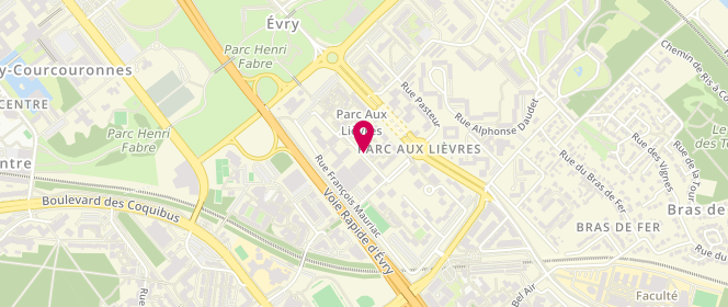 Plan de Accueil de loisirs Charles Perrault Maternel - Evry, Rue Georges Sand, 91000 Évry
