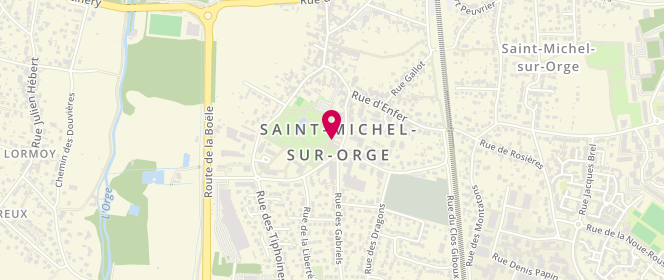 Plan de Accueil de loisirs La Canardière, Rue de la Source Prolongée, 91240 Saint-Michel-sur-Orge