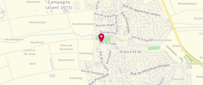 Plan de Animation Jeunes Kochersberg - Dingsheim, 3 Rue du Stade, 67370 Dingsheim