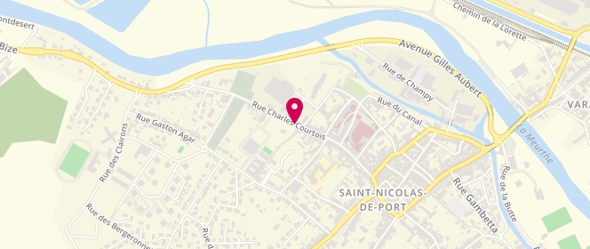 Plan de MJC Saint Nicolas de Port, 69 Rue Charles Courtois, 54210 Saint-Nicolas-de-Port