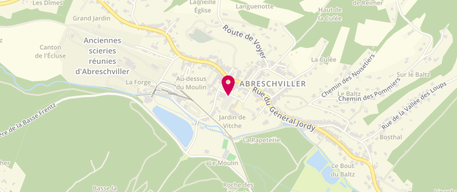 Plan de Mairie d'Abreschviller - périscolaire/extrascolaire, 2 Place des Passeurs, 57560 Abreschviller