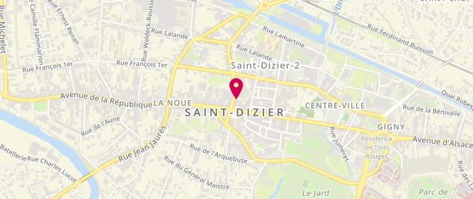 Plan de Association De Quartier Du Grand Lachat - Aqgl, 16 Bis Rue des Papillons, 52100 Saint-Dizier