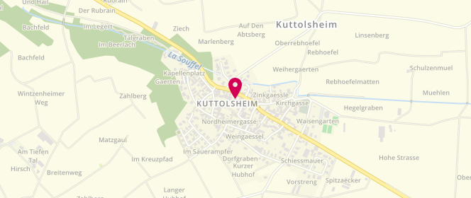 Plan de Accueil de loisirs Kuttolsheim, 39 Route des Romains, 67520 Kuttolsheim