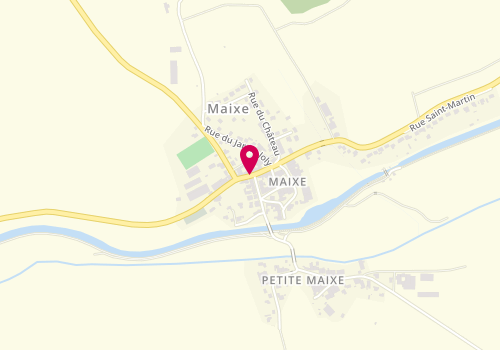 Plan de Mairie de Maixe, 9 Bis Rue Saint-Martin, 54370 Maixe
