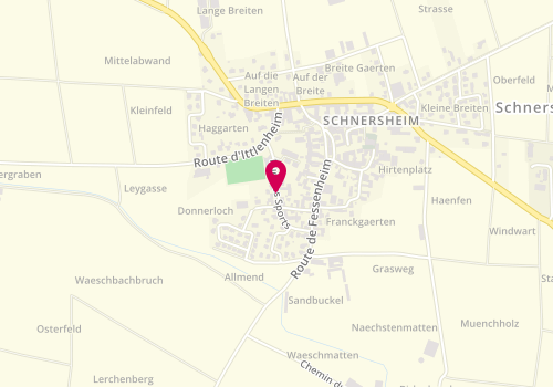 Plan de périscolaire Schnersheim, 18 Rue des Sports, 67370 Schnersheim