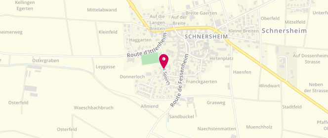 Plan de périscolaire Schnersheim, 18 Rue des Sports, 67370 Schnersheim