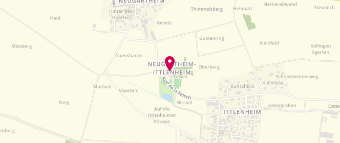 Plan de périscolaire Neugartheim, 1 Place de la Mairie, 67370 Neugartheim-Ittlenheim
