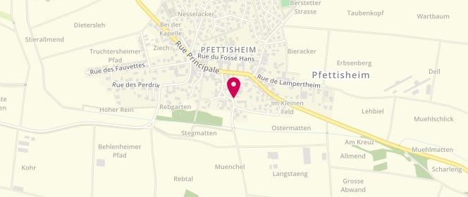 Plan de périscolaire Pfettisheim, 3 Rue de l'École, 67370 Truchtersheim
