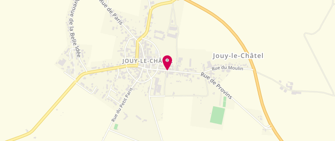 Plan de Accueil de loisirs de Jouy le Châtel, 11 Rue de Provins, 77970 Jouy-le-Châtel