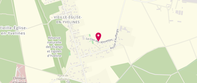 Plan de Accueil de loisirs - Vieille - Eglise, Clos des Alouettes, 78125 Vieille-Église-en-Yvelines