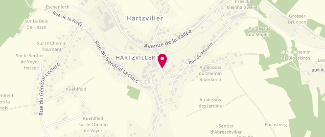 Plan de Mairie De Hartzviller - périscolaire, 3 Rue du Moulin, 57870 Hartzviller