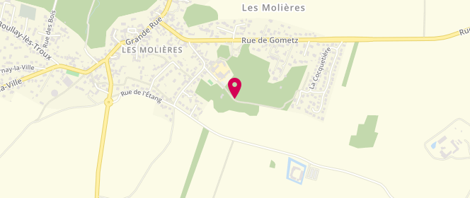Plan de Accueil de loisirs - Groupe Scolaire Anne Franck - Les Molieres, Rue des Valentins, 91470 Les Molières