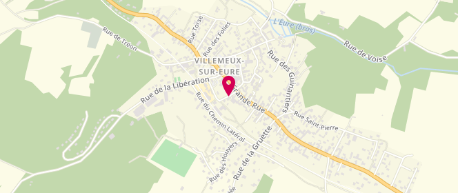 Plan de Accueil de loisirs Jeunes Le Slam, 3 Avenue Charles de Gaulle, 28210 Villemeux-sur-Eure