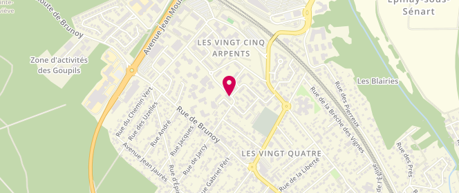 Plan de Accueil de loisirs F. Cornaille, 5 Rue Degas, 91480 Quincy-sous-Sénart