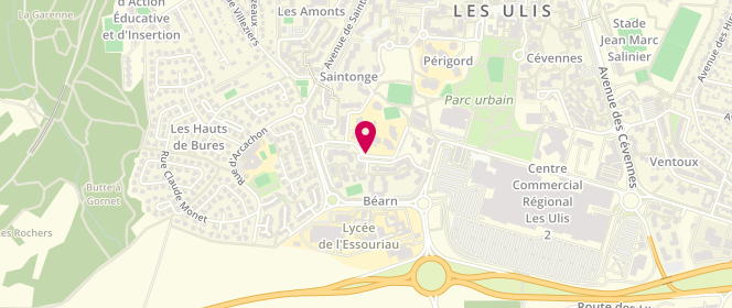Plan de Accueil de loisirs Le Bosquet, Rue de l'Armagnac, 91940 Les Ulis